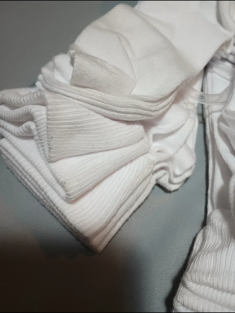 Wonder Nation Girls' Turn Cuff White Socks (2)